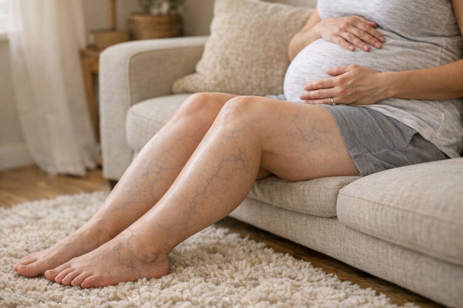 Cómo influye el embarazo en la aparición de varices